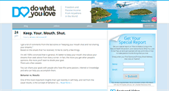 Desktop Screenshot of dowhatyoulove.com